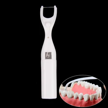 Стойка для зубной нити против кариеса, многоразовый держатель для зубной нити, полезная зубная нить для взрослых и детей  3