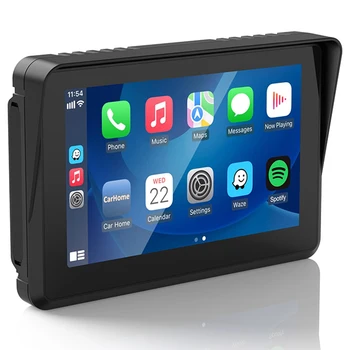 5-Дюймовая Автомобильная Навигационная Система Bluetooth-совместимый Беспроводной Carplay Android Auto GPS Navigation 5,8 ГГц WIFI FM-передатчик TF 64G  10