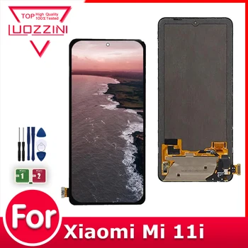 Для Xiaomi Mi 11i M2012K11G ЖК-дисплей С Сенсорным Экраном Дигитайзер В Сборе Панель Для Xiaomi Mi 11i Замена Экрана 100% Протестировано  10