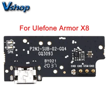 Оригинальная плата зарядного порта Ulefone Armor X8 Гибкие кабели запасные части зарядное устройство USB  0