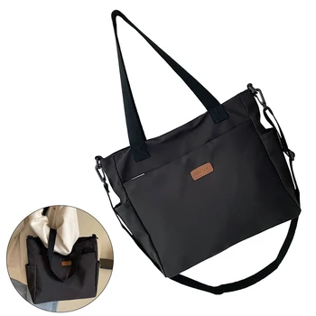 Женская сумка с несколькими карманами, большая вместительная модная сумка через плечо, легкая модная сумка-тоут, сумка-слинг через плечо, сумка для мамы  10