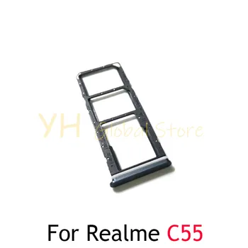 Для OPPO Realme C51 C53 C55 слот для sim-карты держатель лотка запчасти для sim-карты  10