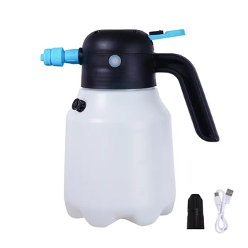 Ручной насос-опрыскиватель для полива 1,8 л Электрическая бутылка для чистки автомобиля Практичная бутылка для пены для мойки автомобилей Устройство для полива садоводства  5