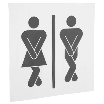 Наклейка на Санитарную Дверь, Водонепроницаемые Наклейки для Туалета, Наклейки для Декора Стен Ванной Комнаты, Аппликация  5