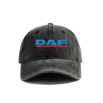 Бейсболки DAF Trucks, Потертые шляпы, Кепки Для мужчин и женщин, Ретро Летняя Регулируемая кепка DAF MZ-006  5