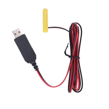 USB преобразователь питания элиминаторы AAA Заменяют 1 шт. батарейки 1,5 В AAA для дистанционного управления светодиодной подсветкой электронной игрушки  5