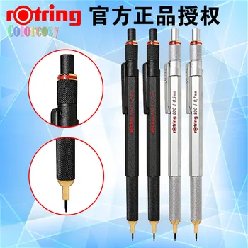 Механический карандаш ROtring 800 0,5 / 0,7 мм, эргономичный металлический корпус. Карандаш для рисования, уникальный выдвижной механизм 