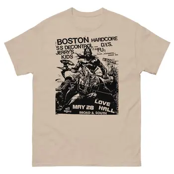 Boston Hardcore Shirt SS decontrol the D.Y.s Gang зеленая панк-рубашка Панк-футболка в стиле панк современной молодежи Jerry's Kids  5