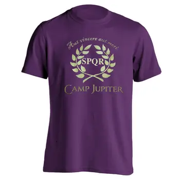 Одежда Camp Jupiter для детей-полукровок на Хэллоуин, фиолетовая молодежная футболка  0