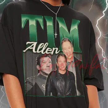 Футболка Тима АЛЛЕНА в стиле ретро - Футболка Tim Allen Homage, футболка Тима Аллена с длинным рукавом, молодежная футболка Тима Аллена, детская футболка Тима Аллена  0