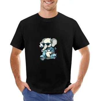 футболка itty bitty elephant, спортивные рубашки, футболка для мужчин  0