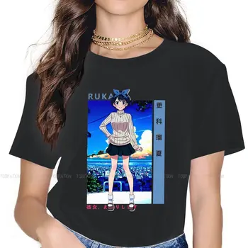 Арендуйте футболку Girlfriend Cute Girls для женщины Girl Ruka Kanojo Okarishimasu 4XL для отдыха, модную пушистую футболку  5