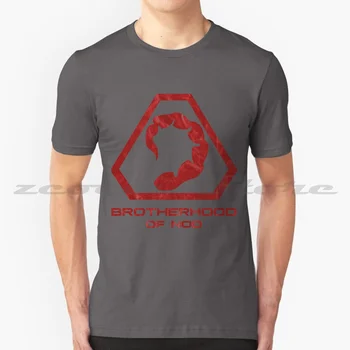 Логотип Brotherhood Of Nod Вдохновлен Классической футболкой Command And Conquer из 100% хлопка, удобной высококачественной футболкой Brotherhood Of Nod  5