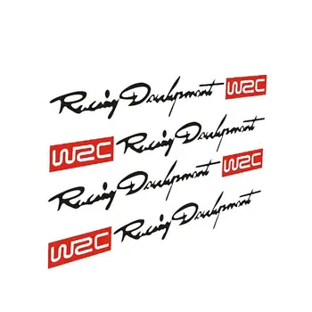 4шт Наклейки На Ручки Автомобиля WRC Rally Racing В Полоску Автомобильные Наклейки Виниловые для Volkswagen VW Polo Bora Lavida Jetta MK4/Golf MK4/Skoda Fa  10