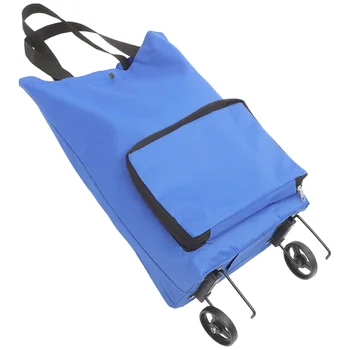 Складная хозяйственная сумка Homsfou, складная корзина для покупок, сумка-тележка для покупок  5