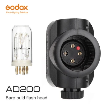 Головка вспышки с голой лампочкой Godox AD200 H200J для Godox AD200 с лампой-вспышкой  1