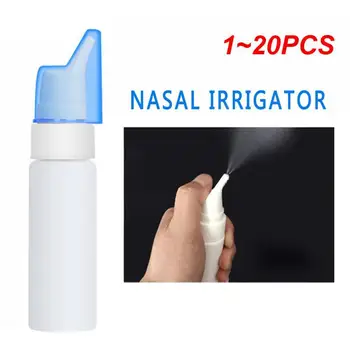 1 ~ 20ШТ Назальный спрей от ринита многоразового использования флакон для промывания носа Neti Pot Mist Pump Флакон Спрей для лечения ринита Хранение жидкости  5