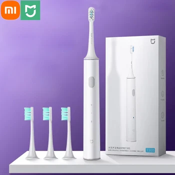 Xiaomi Mijia Original Электрические зубные щетки T300 IPX7 Водонепроницаемая ультразвуковая зубная щетка для взрослых и детей USB Перезаряжаемая зубная щетка  5