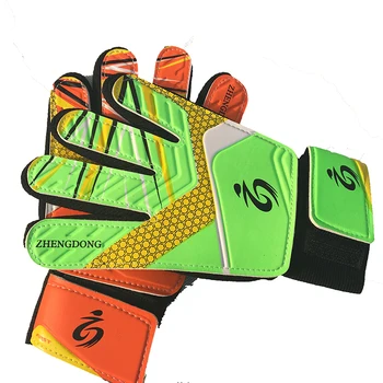 Высококачественные латексные перчатки Детские футбольные вратарские перчатки guantes de portero для детей 5-16 лет мягкие вратарские перчатки  10