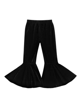 Вельветовые брюки с прямыми штанинами для мальчиков, однотонные брюки с регулируемым поясом, осенне-зимние повседневные длинные брюки с высокой талией  5