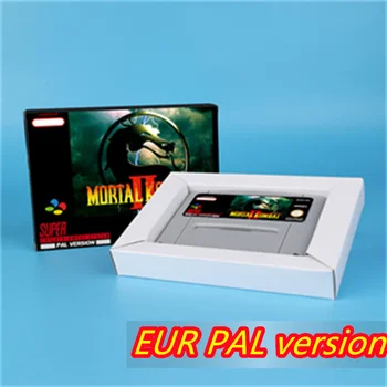 для 16-битной игровой карты Mortal Kombat 2 для игровой консоли SNES версии EUR PAL  10