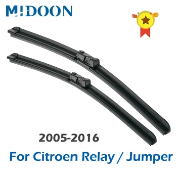 Щетки Стеклоочистителя MIDOON для Citroen Relay/Jumper Fit Hook/Кнопочные Рычаги Точной Установки Модельного Года с 1994 по 2013 год  5