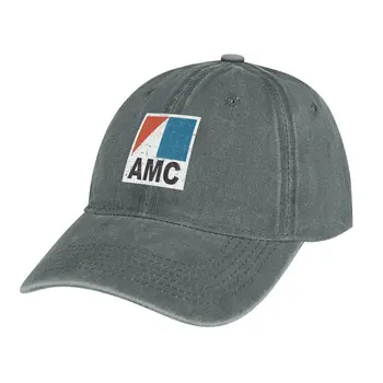 Футболка Amcamc - American Motors Corporation Ковбойская Шляпа летняя шляпа черная Шляпа Бейсболка Мужская Теннисная Женская  5
