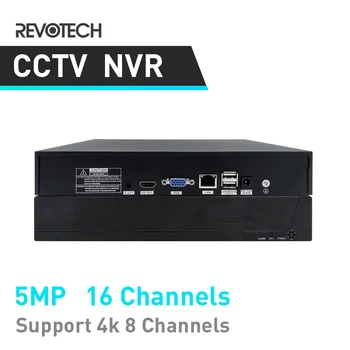 HD 5MP 16-Канальный/4K 8MP 8-Канальный Видеорегистратор H.265 Сетевой Видеомагнитофон HDMI 16 CH CCTV NVR для IP-камеры ONVIF P2P Cloud  10
