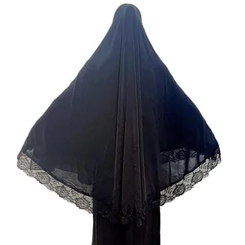 Рамадан Ид Мусульманские Женщины Хиджаб Длинное платье Химар Комплекты из 2 предметов Исламский Кафтан с полным покрытием Ближний Восток Аравия Турция Халат  5
