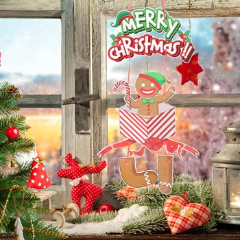 Рождественский Дверной знак, Веселый Рождественский Орнамент, Дверная Вешалка, Висячая табличка на ферме,  5