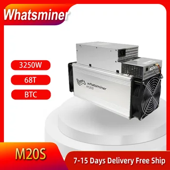 WhatsMiner - Майнер M20S BCH, 65T / hs, 68T / hs, 70T / hs с блоком питания, дешевле, чем M30S M31 Antminer S19pro S17 для майнинга BTC  10