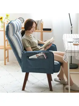 Одноместный диван для отдыха Беременных женщин, кормящих грудью, Удобное кресло на балконе, кресло с откидной спинкой, Вращающееся компьютерное кресло  10