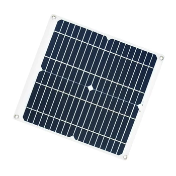 Комплект солнечных панелей мощностью 50 Вт, ячейка контроллера USB 12V 1.5A, зарядное устройство на солнечной батарее USB 5V, водонепроницаемость IP65 для зарядного устройства, наружный аккумулятор  5