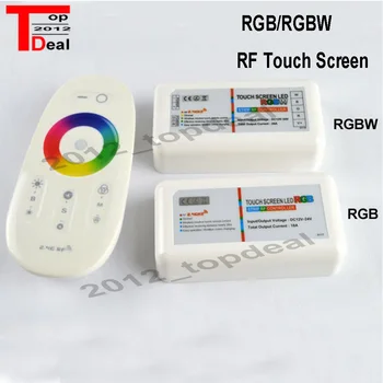 2.4G LED RGB RGBW контроллер с сенсорным экраном RF Пульт дистанционного управления для светодиодной ленты RGBW  10
