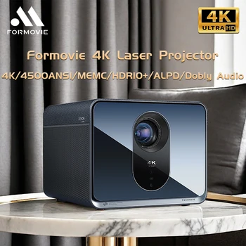 Formovie X5 4K Лазерный проектор 4500 ANSI Люмен ALDP Android Smart Проектор с автоматической фокусировкой 4 + 128 ГБ Поддержка MEMC HDR10 Домашний кинотеатр  0