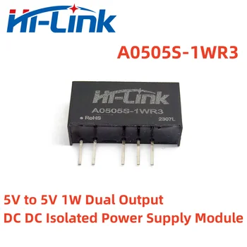 Hilink от 5 В до 3,3 В 5 В 9 В 12 В 15 В 1 Вт постоянного тока Модуль постоянного тока с Двойным Выходом Изолированный Модуль Питания A0505S-1WR3 Высокая эффективность Низкая Пульсация  4