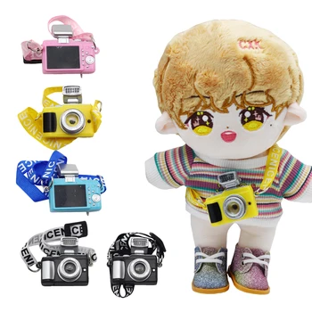 Игрушечная камера для моделирования кукол Может мигать, подходит для плюшевых кукол EXO и кукол 1/6 BJD, аксессуаров для кукольного дома  2