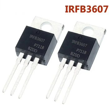 10шт MOSFET Транзистор IRFB3607PBF IRFB3607 75V 80A TO-220 Power MOSFET Новый Оригинальный  0