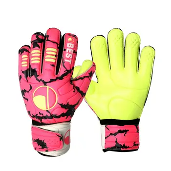 Перчатки вратаря для взрослых, защитные перчатки для рук на футбольном тренировочном матче, Латексные Износостойкие Нескользящие дышащие Перчатки для футбольных вратарей  5