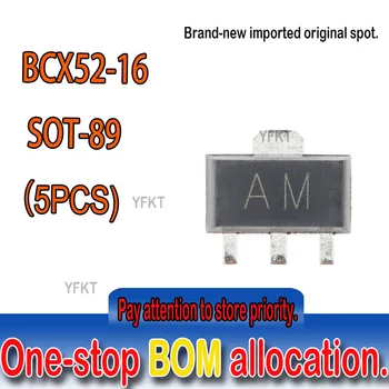 Новый и оригинальный точечный BCX52-16 AM SOT - 89 60 V1 A PNP транзисторный триод 60 В, 1 A PNP транзисторы средней мощности 5шт  0