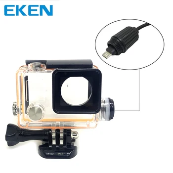 Водолазный Водонепроницаемый Чехол Зарядное Устройство С USB-Кабелем для Мотоцикла EKEN H5S H6S H8R V50Pro Аксессуары для Экшн-Камеры 4k  5