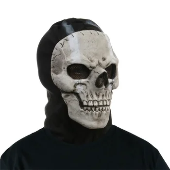 Маска черепа реквизит игрового персонажа на Хэллоуин, маска призрака, одевалка  5