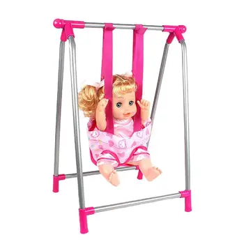 Набор кукольных колясок-симуляторов Розовая Детская коляска Игрушки для ролевых игр Детская комната Набор мебели для кукольного домика Кукольная кроватка Тележка Игрушки  10