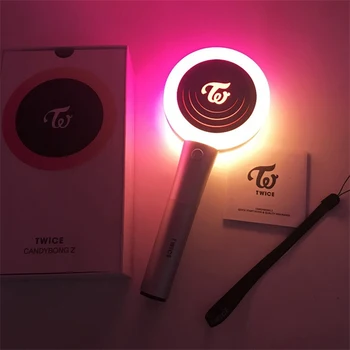 KPOP TWICE Lightstick Lollipop Hand Light Версия 2 Light Stick Приложение для подключения по Bluetooth Концерты Альбом Glow Lamp Candy Lights  4