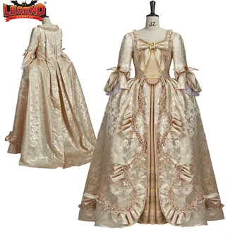 Королевское платье Victotian 18-го Георгианского образца в стиле Рококо Барокко, бальные платья Марии-Антуанетты, Винтажное бальное платье, костюм эпохи Возрождения  4