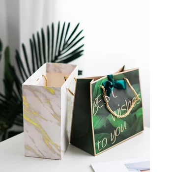 10шт Креативный мраморный подарочный пакет в европейском стиле Свадебная подарочная коробка дарит невесте свадебные сувениры и подарочные пакеты с конфетами для гостей  3