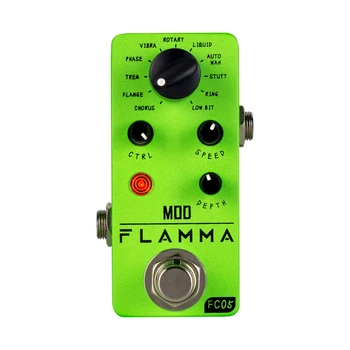 FLAMMA FC05 Modulation Multi Effects Pedal Mod Гитарная педаль 11 режимов Хорус Флэнджер Фазер Тремоло Авто Вау  10