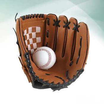 105-дюймовые утолщенные бейсбольные перчатки для питчера на поле, перчатки для софтбола, детские, мужские, женские, подростковые, для взрослых, спортивные перчатки для инфилдера  10