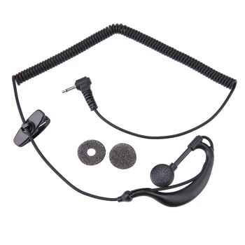 2,5 мм штекер гарнитуры, наушник, 1 контактный практичный ушной крючок, наушники для Motorola GP2000 ICOM IC-U16  5