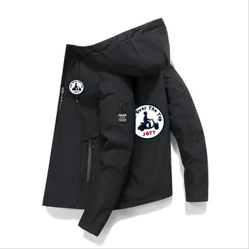 Зимняя Новая мужская куртка от элитного бренда JOTT, удобная И модная толстовка с капюшоном, незаменимая для альпинизма и Рыбалки  5